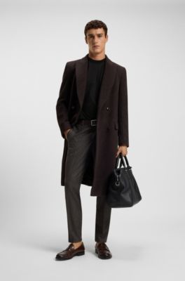 Cotton-jersey T-shirt with tonal logo, Black