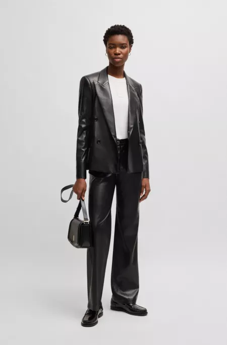 Interlock-cotton T-shirt with Double B monogram