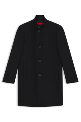 Regular-fit coat in a wool blend 1