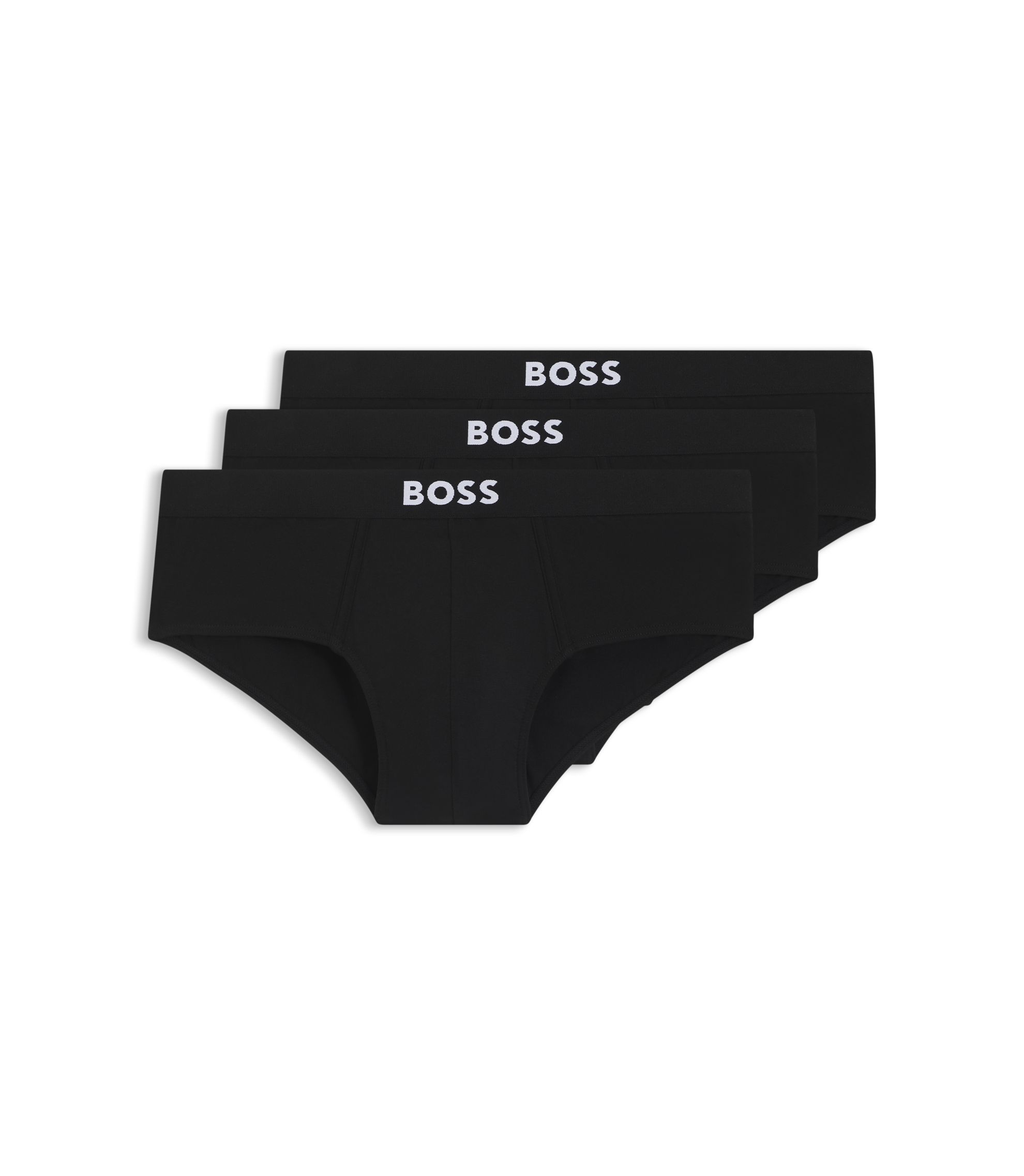 Slips mit niedrigem Bund aus Stretch-Baumwolle im Dreierpack