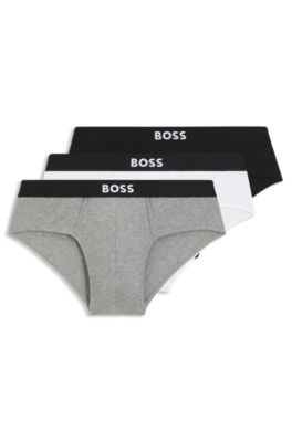 BOSS - ブリーフ3枚セット ストレッチコットン ロゴウエスト