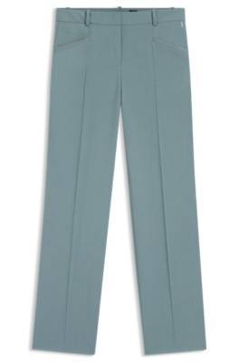 Regular-fit trousers in virgin wool 1