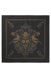 Bandana stampata con logo, Verde scuro