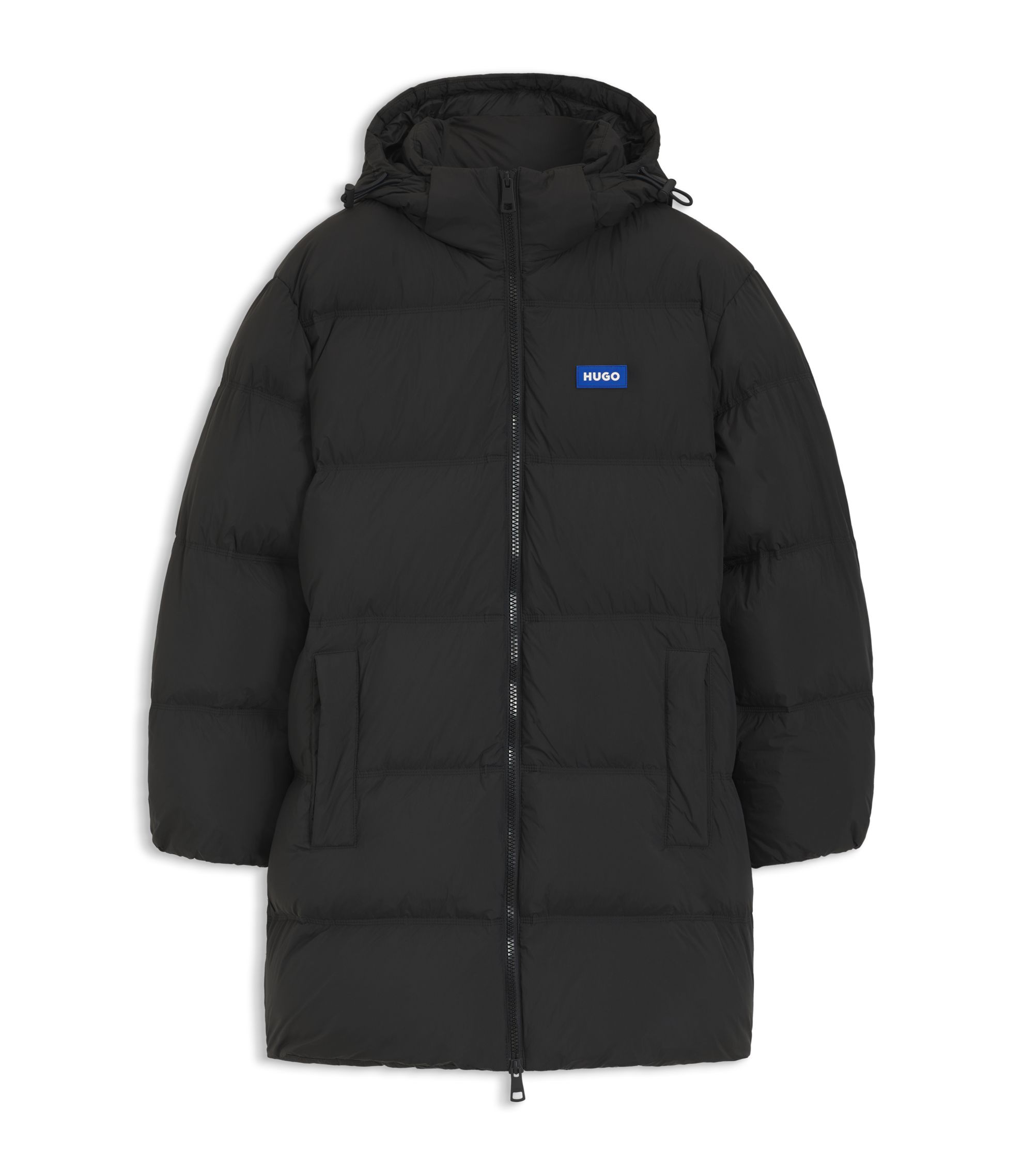 HUGO Water-repellent relaxed-fit padded jacket with adjustable