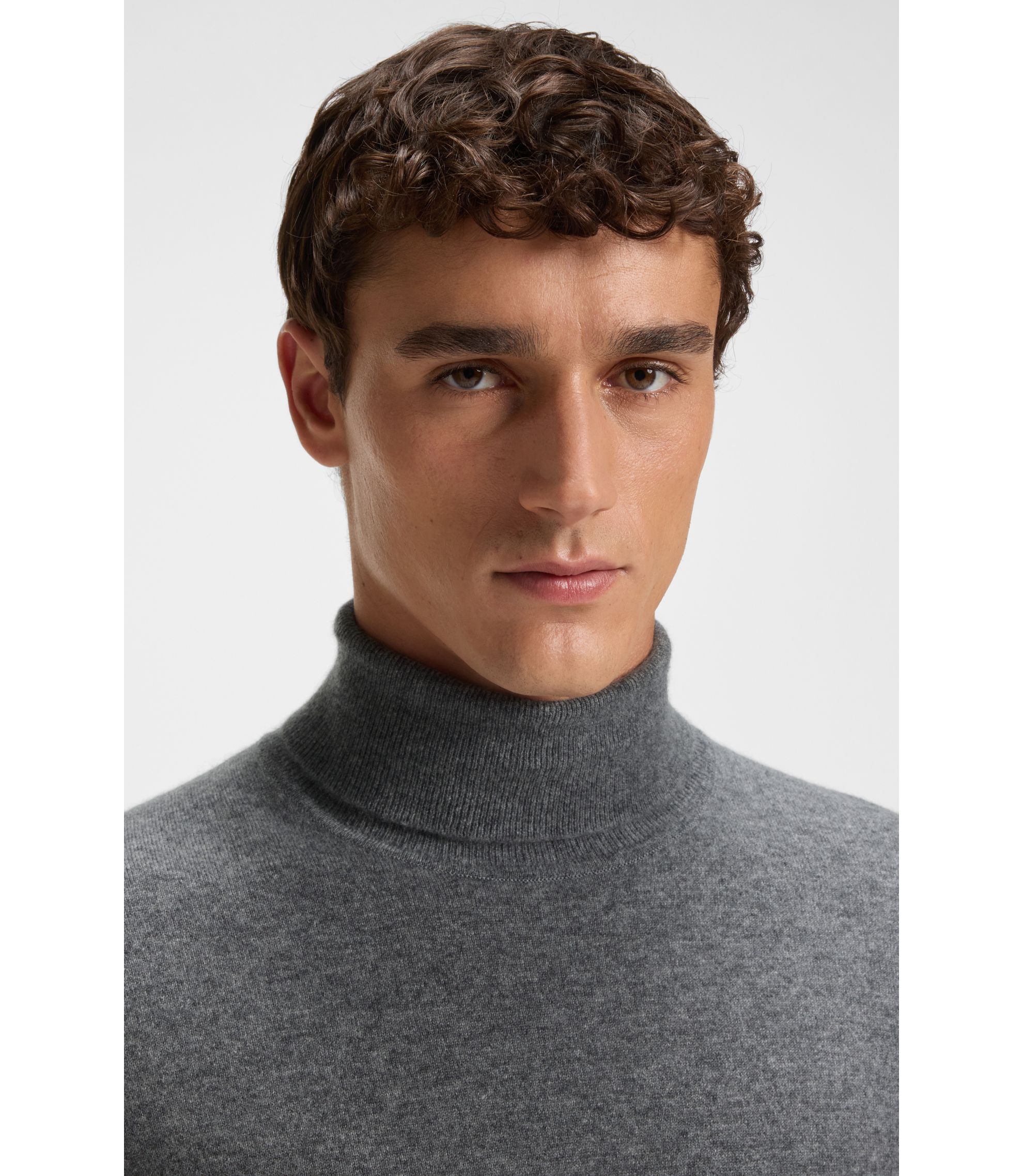 BOSS Coltrui van kasjmier Grijs