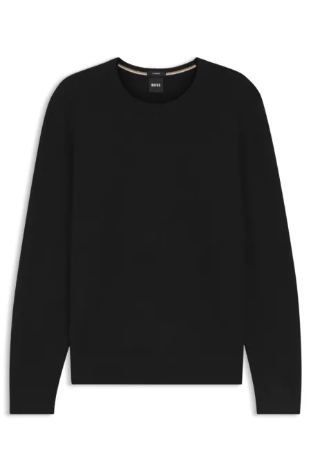 Regular-fit sweater in pure cashmere