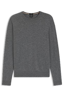 Regular-fit sweater in pure cashmere