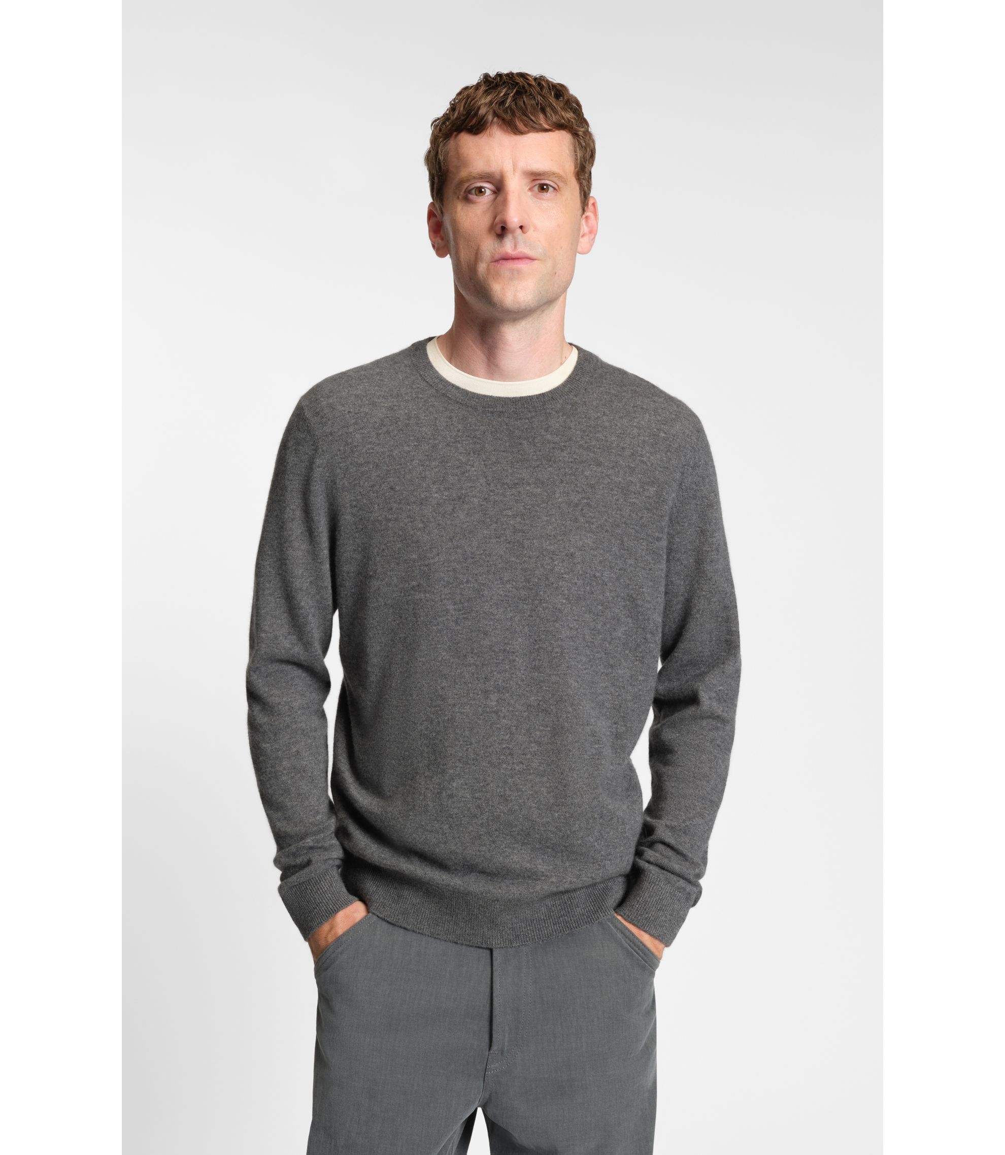Regular-Fit Pullover aus reinem Kaschmir
