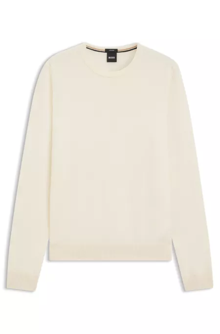 Regular-fit sweater in pure cashmere