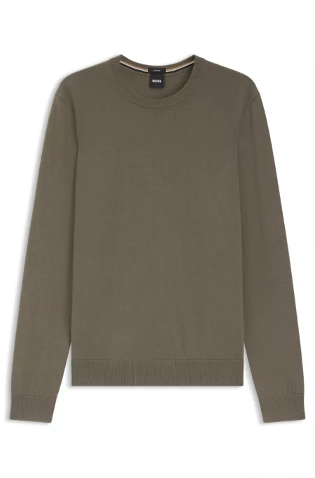 Regular-fit sweater in pure cashmere