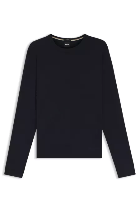 Regular-fit sweater in pure cashmere