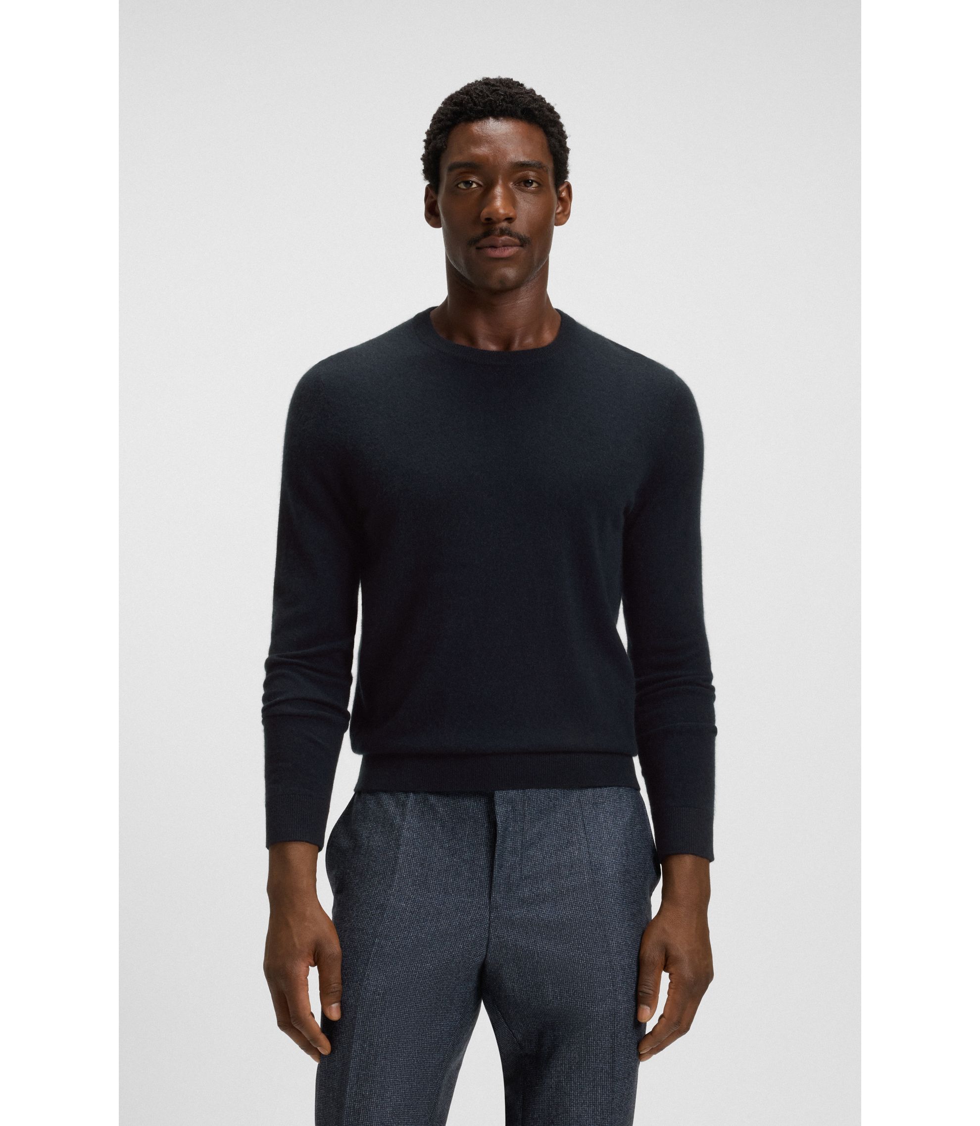 Regular-Fit Pullover aus reinem Kaschmir