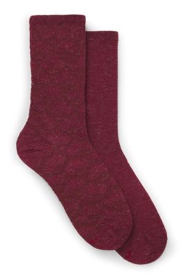 Two-pack of regular-length socks, Dark Red