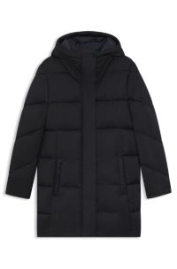 Water-repellent jacket with quilting and piping, Dark Blue