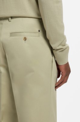 Boss Relaxed-fit trousers in cotton twill casual byxor herr – bild 3