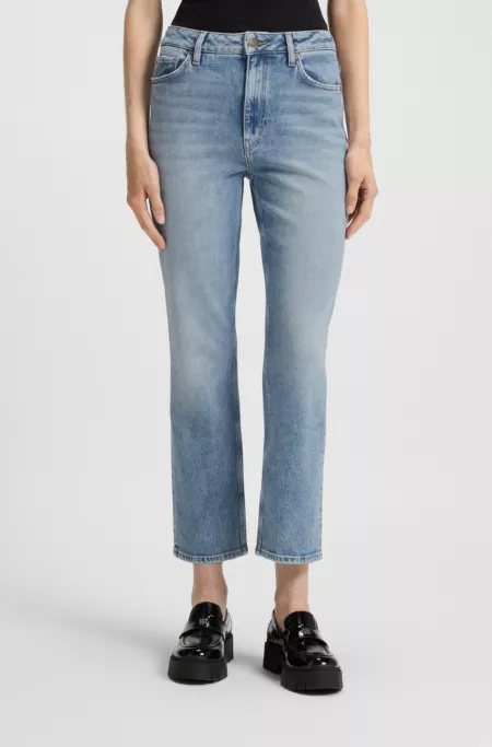 Jean Slim en denim stretch bleu clair confortable