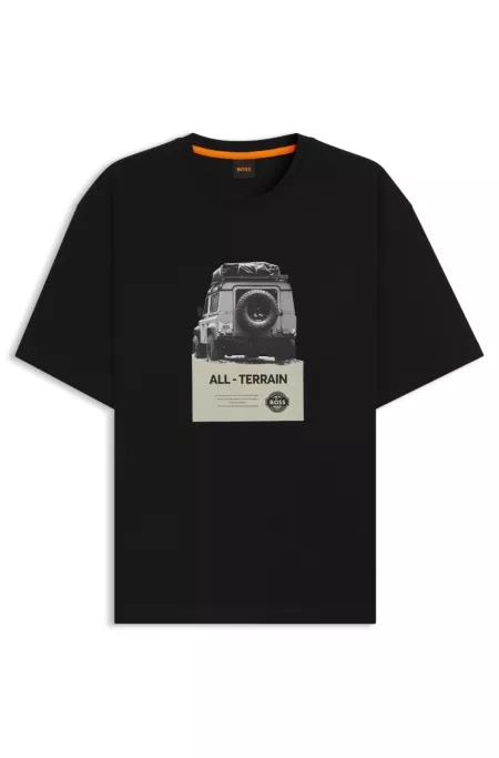 Relaxed-Fit T-Shirt aus Baumwoll-Jersey mit Artwork-Print