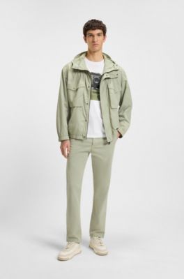 Relaxed-fit T-shirt in cotton jersey with printed artwork, White