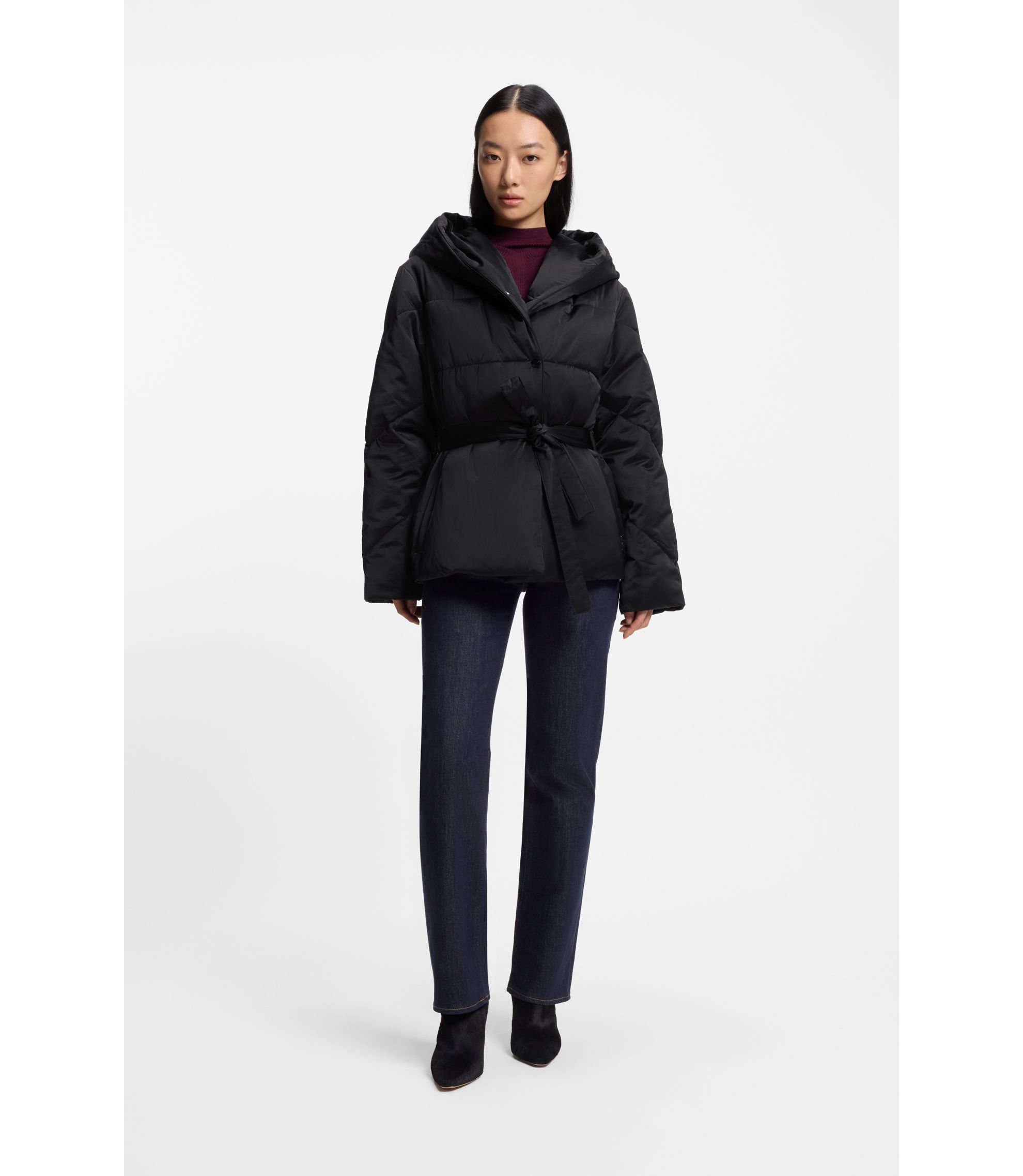 BOSS キルティング ジャケット ブラック/グレー hbeu50546960_001_300?wid=1980&