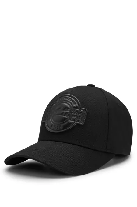Porsche x BOSS cap in cotton with co-branded patch