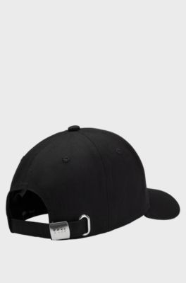 Porsche x BOSS cap in cotton with co-branded patch, Black
