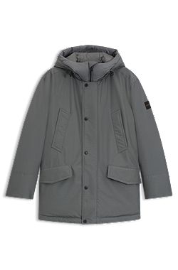 Water-repellent jacket with contrasting trims
