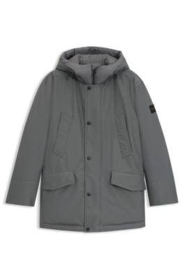 Water-repellent jacket with contrasting trims 1