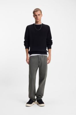 Baggy-Fit Jeans aus grauem Denim, Grau