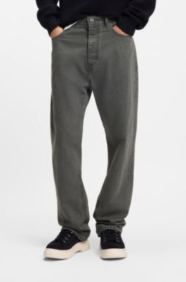Jean Baggy en denim gris, Gris