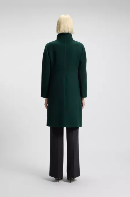Manteau Regular avec fermeture éclair asymétrique