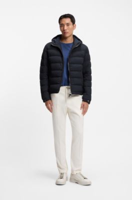 Water-repellent jacket with down filling, Dark Blue