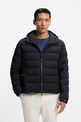 Water-repellent jacket with down filling, Dark Blue