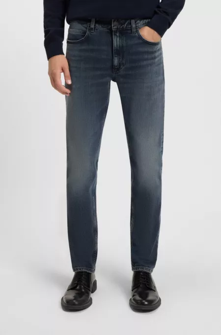 Jean Extra Slim en denim stretch bleu foncé