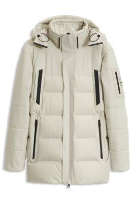 Boss Water-repellent parka jacket with down filling dunjackor herr – bild 4