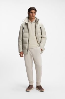 Parka idrorepellente con imbottitura di piume, Colore neutro