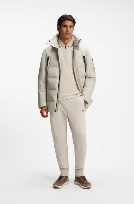 Parka déperlante en duvet