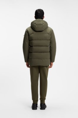 Boss Water-repellent parka jacket with down filling dunjackor herr – bild 2