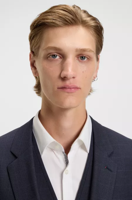 Costume trois pièces Extra Slim en tissu à carreaux