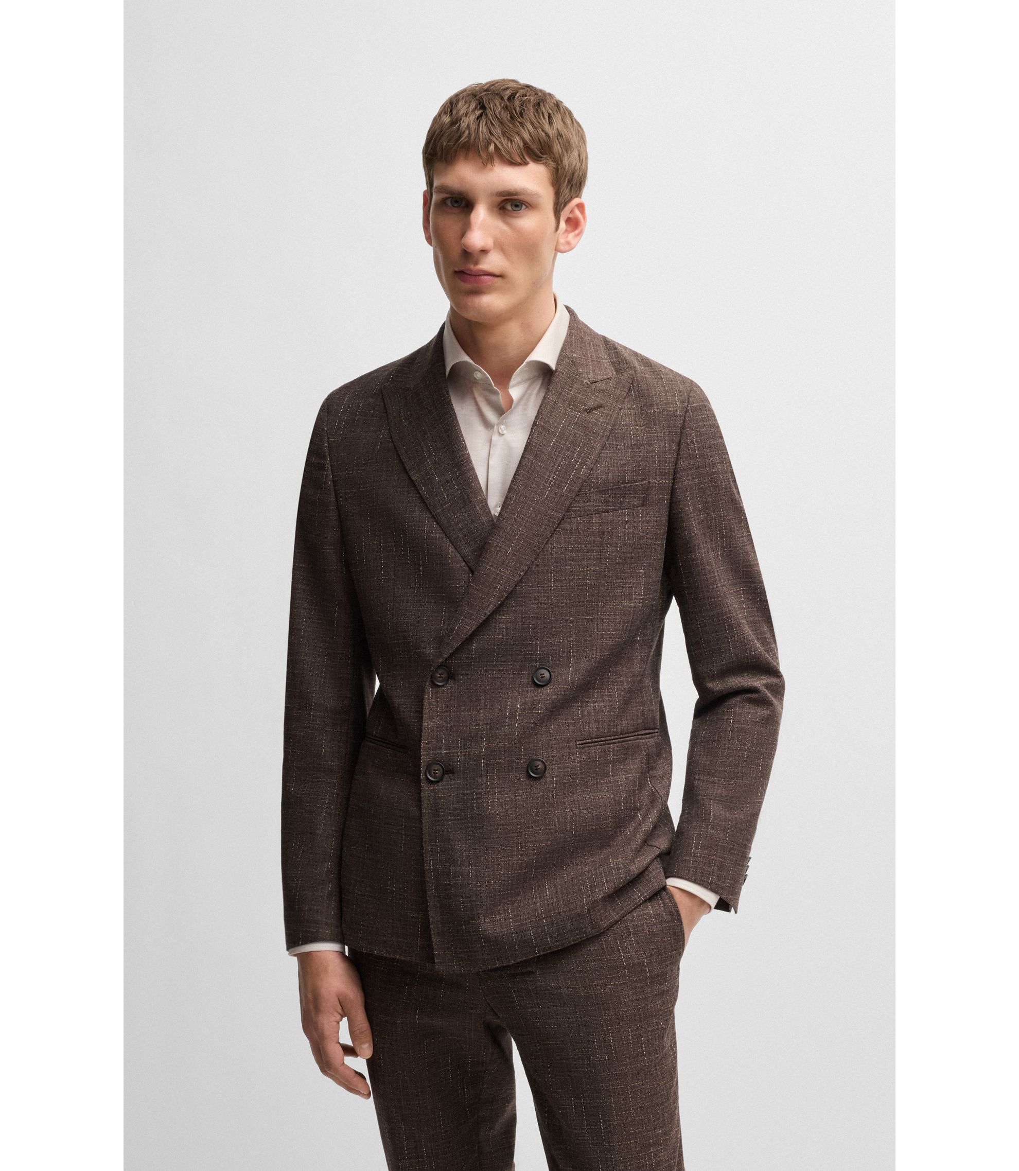 ジャケット・アウター SUNSEA N.M THICKENDED DOUBLE BREASTED SUNSEA(サンシー)21AW Collectionの新作、N.M Thickened w/耳