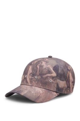 Logo cap with ballerina artwork, Patterned