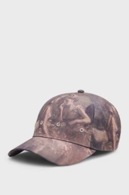 Logo cap with ballerina artwork, Patterned