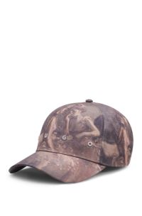 HUGO x apoh logo cap with ballerina artwork, Patterned