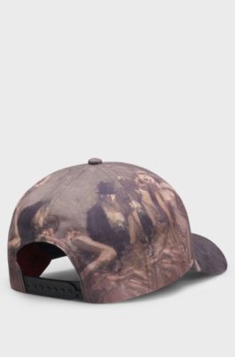 Logo cap with ballerina artwork, Patterned