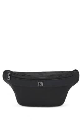 Twill belt bag with stacked-logo hardware