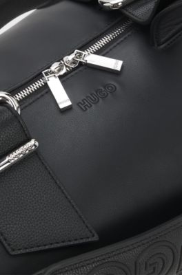 Large tote bag with adjustable size, Black