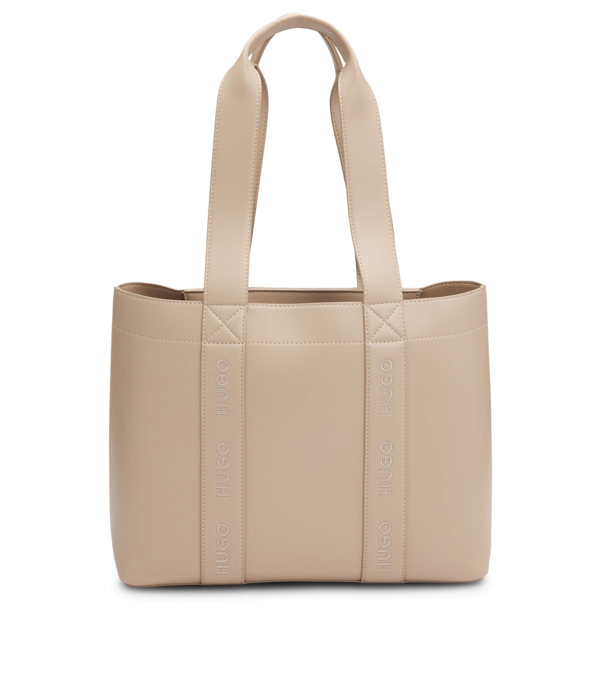 ベージュ エンボス トートバッグ hbeu50547491_231_200?wid=1980&