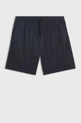 Active shorts with all-over print, Dark Blue