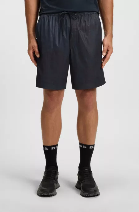 Short sportif à imprimé intégral