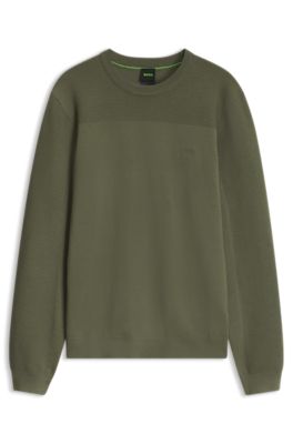 Moisture-control sweater, Khaki