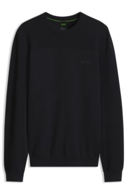 BOSS - Moisture-control sweater - Dark Blue